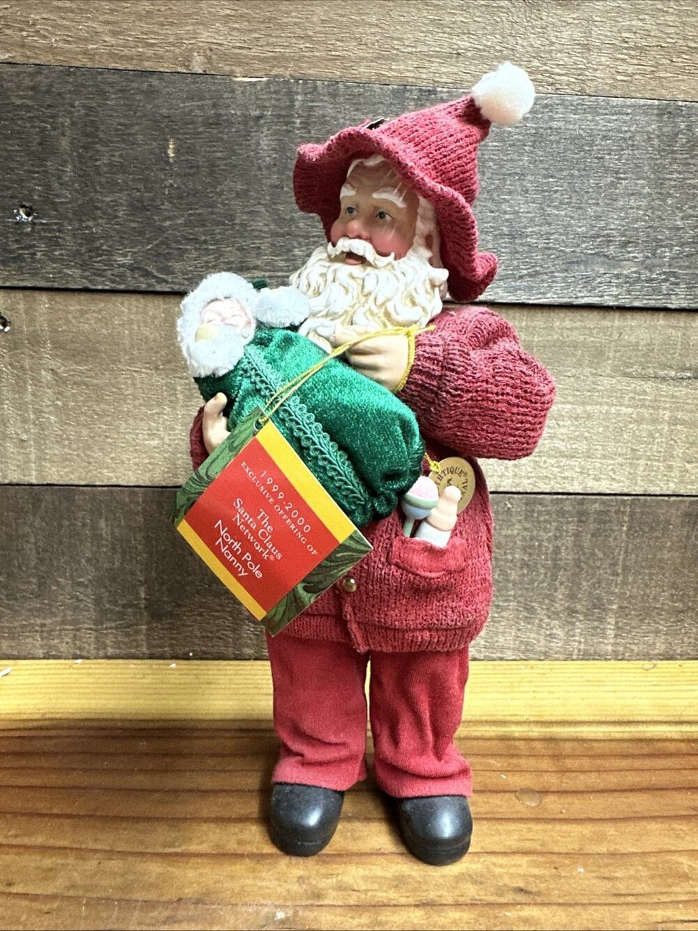 Possible Dreams Clothtique North Pole Nanny Santa #805057 1999 In Box